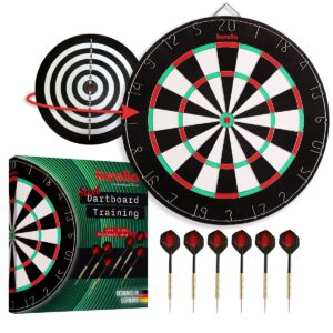 Karella Dartboard Training Set inkl. 2 Satz Steeldarts – Der perfekte Einstieg in den Dartsport